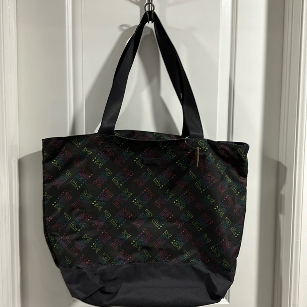 ⭐️SOLD⭐️ NWT Victoria’s Secret PINK Zippered Tote Bag - Picture 1 of 10